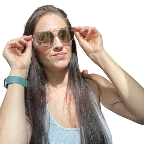 Mirrored cat eye sunglasses - Picture 3 of 4